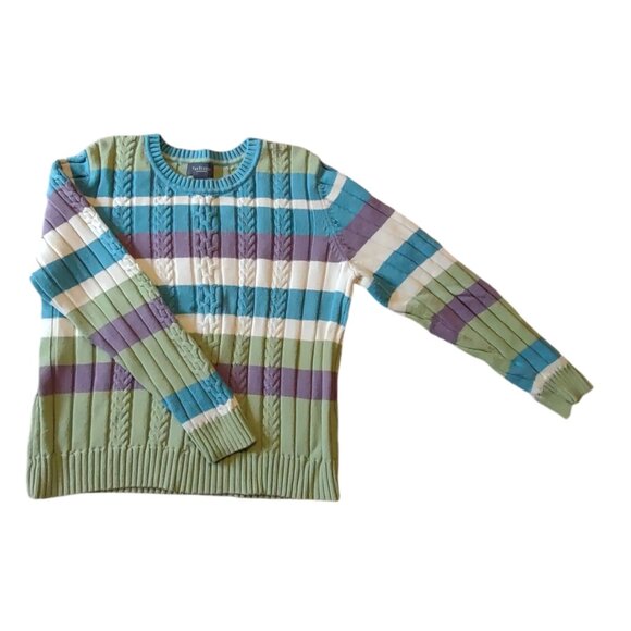 Van Heusen Crew Neck Cable Sweater Size XL - Picture 1 of 10